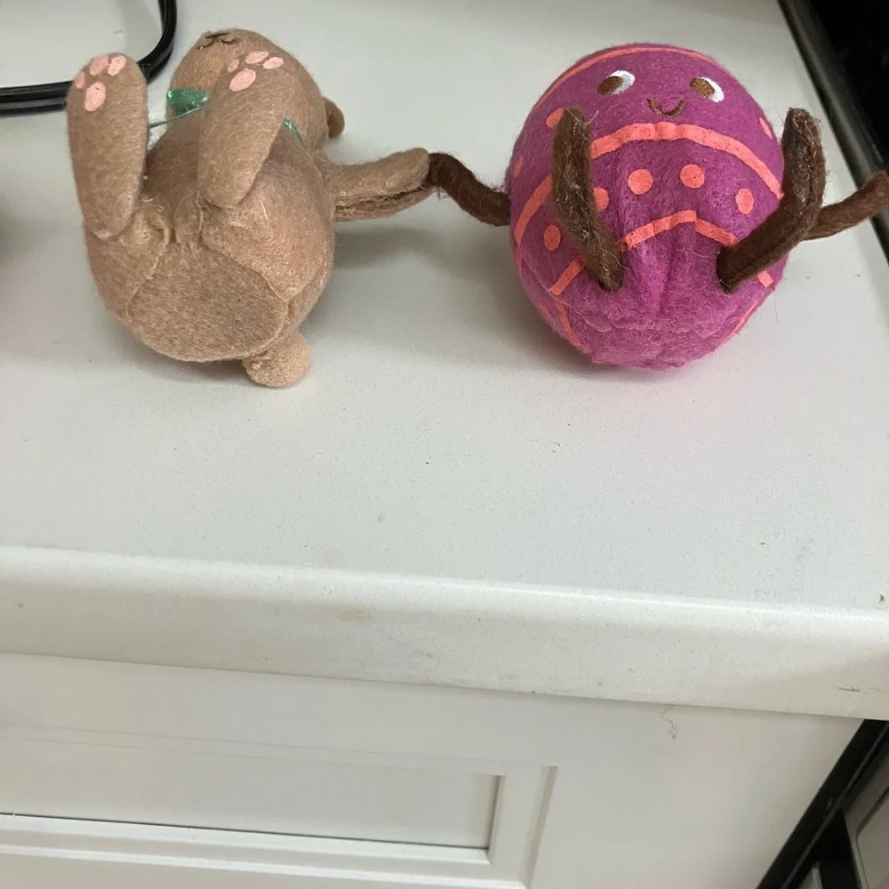 Target Brown Bunny and Pink Easter Egg Garland